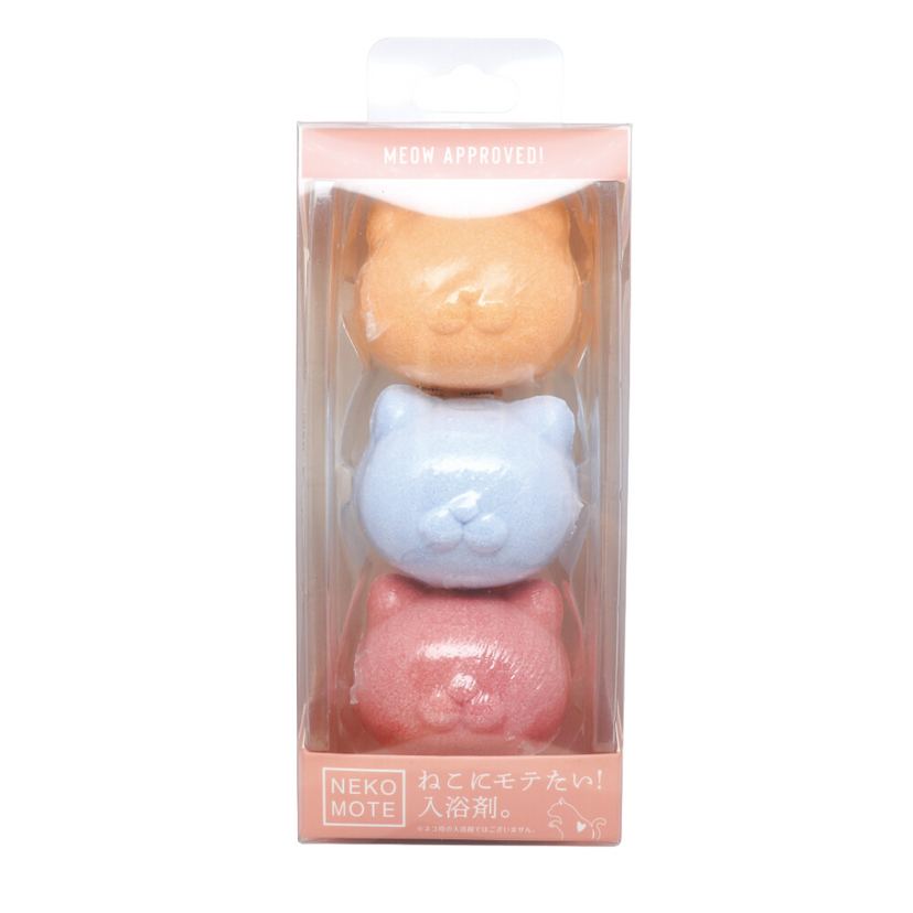 NekoMote Bath Ball Gift Set - Cute Pick
